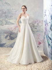 Свадебное платье Арканзас. Силуэт Пышное, А-силуэт. Цвет Белый / Молочный. Вид 1