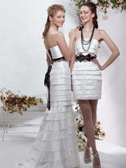 Свадебное платье Летняя Ночь. Силуэт А-силуэт, Прямое. Цвет Белый / Молочный. Вид 1