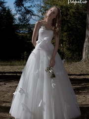 Свадебное платье Фортуна. Силуэт Пышное, А-силуэт. Цвет Белый / Молочный. Вид 1