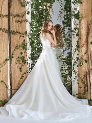 Свадебное платье Фрезия. Силуэт А-силуэт, Рыбка. Цвет Белый / Молочный. Вид 2