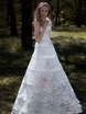 Свадебное платье Цветочная Акварель. Силуэт А-силуэт. Цвет Белый / Молочный. Вид 1