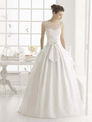 Свадебное платье Miel. Силуэт Пышное, А-силуэт. Цвет Белый / Молочный. Вид 1