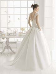 Свадебное платье Miel. Силуэт Пышное, А-силуэт. Цвет Белый / Молочный. Вид 2