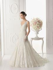 Свадебное платье Oslo. Силуэт А-силуэт. Цвет Белый / Молочный, Айвори / Капучино. Вид 1