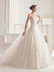 Свадебное платье Sibyl. Силуэт Пышное, А-силуэт. Цвет Белый / Молочный, Айвори / Капучино. Вид 1