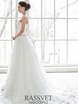 Свадебное платье Альбертина 2. Силуэт А-силуэт. Цвет Белый / Молочный. Вид 5