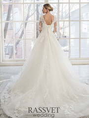 Свадебное платье Консуэла. Силуэт Пышное, А-силуэт. Цвет Белый / Молочный. Вид 2