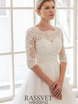 Свадебное платье Келли 2. Силуэт А-силуэт. Цвет Белый / Молочный. Вид 3