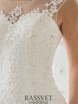 Свадебное платье Мишель Вайт. Силуэт А-силуэт, Рыбка. Цвет Белый / Молочный. Вид 5