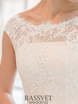 Свадебное платье Сабрина. Силуэт А-силуэт. Цвет Белый / Молочный, Айвори / Капучино, Персик / Оранжевый. Вид 4