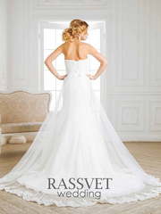 Свадебное платье Касандра. Силуэт А-силуэт, Рыбка. Цвет Белый / Молочный. Вид 2