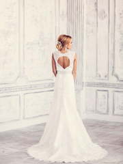 Свадебное платье Арлин. Силуэт А-силуэт. Цвет Белый / Молочный. Вид 2