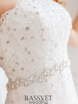 Свадебное платье Паола 1. Силуэт А-силуэт, Рыбка. Цвет Белый / Молочный. Вид 6