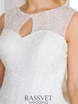 Свадебное платье Оливия. Силуэт А-силуэт. Цвет Белый / Молочный. Вид 6