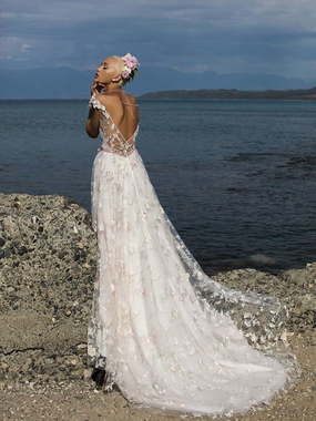 Свадебное платье Beautiful Kataleya. Силуэт А-силуэт. Цвет оттенки Розового. Вид 2