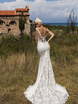 Свадебное платье Luxurious Begonia. Силуэт А-силуэт, Рыбка. Цвет Белый / Молочный, Айвори / Капучино. Вид 2
