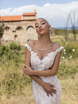 Свадебное платье Luxurious Begonia. Силуэт А-силуэт, Рыбка. Цвет Белый / Молочный, Айвори / Капучино. Вид 4