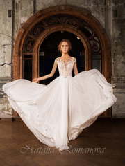 Свадебное платье Амира. Силуэт Прямое. Цвет Белый / Молочный. Вид 1