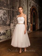 Свадебное платье Тильда. Силуэт Пышное. Цвет Белый / Молочный. Вид 1