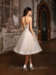 Свадебное платье Элис. Силуэт Пышное. Цвет Белый / Молочный, Айвори / Капучино, оттенки Розового. Вид 2