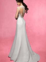 Свадебное платье Альвина. Силуэт Рыбка. Цвет Белый / Молочный. Вид 2