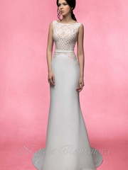 Свадебное платье Джоанна. Силуэт Рыбка. Цвет Белый / Молочный. Вид 1