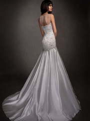 Свадебное платье Шейла. Силуэт Рыбка. Цвет Белый / Молочный. Вид 2