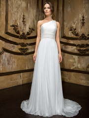 Свадебное платье Birilla. Силуэт Прямое. Цвет Белый / Молочный. Вид 1