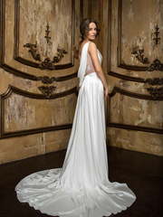 Свадебное платье Benoita. Силуэт Прямое. Цвет Белый / Молочный. Вид 2