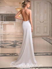 Свадебное платье Letty. Силуэт Прямое. Цвет Белый / Молочный. Вид 2