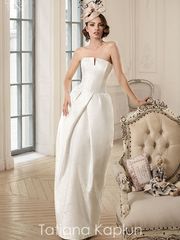 Свадебное платье Riva. Силуэт Прямое. Цвет Белый / Молочный. Вид 1