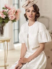 Свадебное платье Riva. Силуэт Прямое. Цвет Белый / Молочный. Вид 2