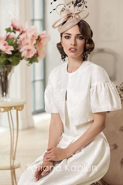 Свадебное платье Riva. Силуэт Прямое. Цвет Белый / Молочный. Вид 2