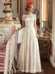 Свадебное платье Kapella. Силуэт Прямое. Цвет Белый / Молочный, Айвори / Капучино. Вид 1