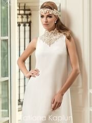 Свадебное платье Mirra. Силуэт Прямое. Цвет Белый / Молочный. Вид 2