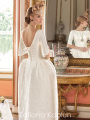 Свадебное платье Dakota. Силуэт Прямое. Цвет Белый / Молочный, Айвори / Капучино. Вид 2