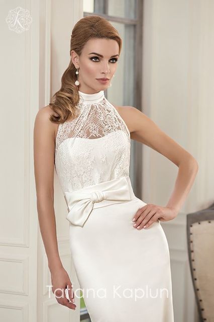 Свадебное платье Erica. Силуэт Рыбка. Цвет Белый / Молочный. Вид 2