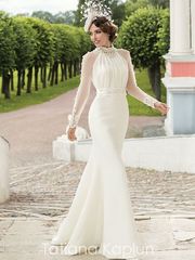 Свадебное платье Galatea. Силуэт Прямое. Цвет Белый / Молочный. Вид 1