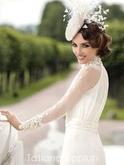 Свадебное платье Galatea. Силуэт Прямое. Цвет Белый / Молочный. Вид 2