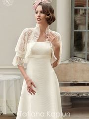 Свадебное платье Azarina. Силуэт Прямое. Цвет Белый / Молочный, Айвори / Капучино. Вид 2