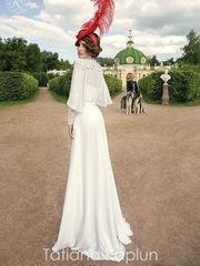 Свадебное платье Renata. Силуэт Прямое. Цвет Белый / Молочный. Вид 2