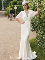 Свадебное платье Luciya. Силуэт Прямое, Рыбка. Цвет Белый / Молочный, Айвори / Капучино. Вид 1