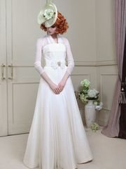 Свадебное платье Либерти. Силуэт Прямое. Цвет Белый / Молочный. Вид 1