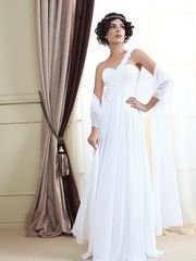 Свадебное платье Мисс. Силуэт Прямое, Греческий. Цвет Белый / Молочный. Вид 1