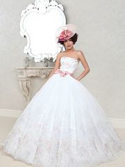 Свадебное платье Фрида. Силуэт Пышное. Цвет Белый / Молочный. Вид 1