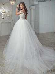 Свадебное платье Лоренза. Силуэт Пышное. Цвет Белый / Молочный. Вид 2