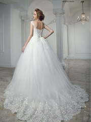 Свадебное платье Габриелла. Силуэт Пышное. Цвет Белый / Молочный. Вид 2