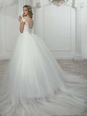 Свадебное платье Вэнна. Силуэт Пышное. Цвет Белый / Молочный. Вид 2