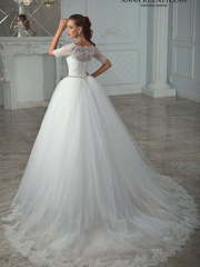 Свадебное платье Арабелла. Силуэт Пышное. Цвет Белый / Молочный. Вид 2