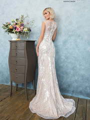 Свадебное платье Диана. Силуэт Прямое, Рыбка. Цвет Белый / Молочный, Айвори / Капучино. Вид 2